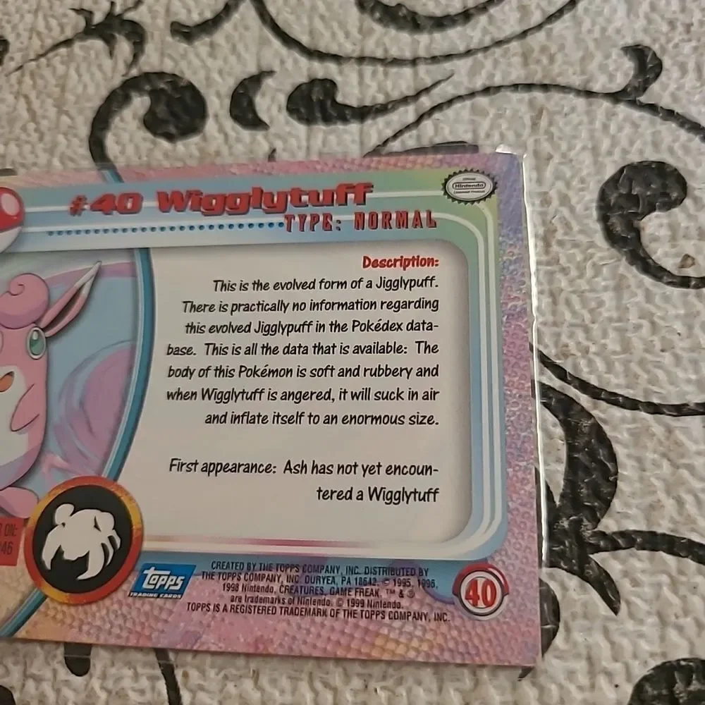 Pokémon Trading Card # 40